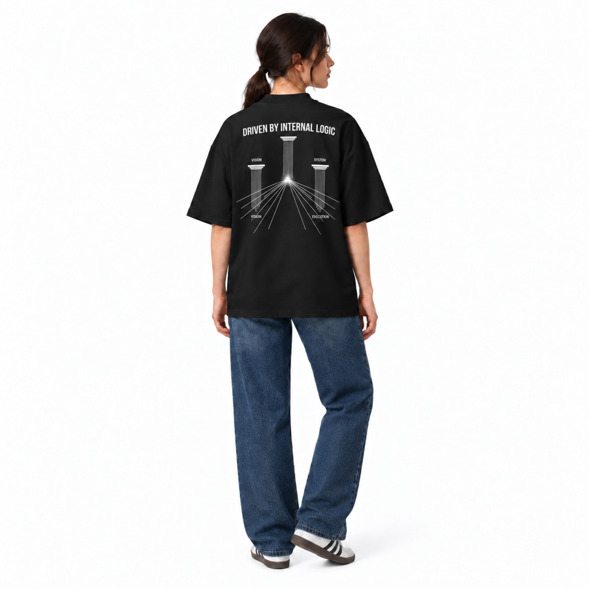 DRIVEN BY INTERNAL LOGIC T-SHIRT - BLACK