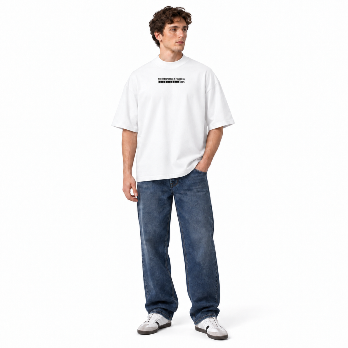 DRIVEN BY INTERNAL LOGIC T-SHIRT - WHITE