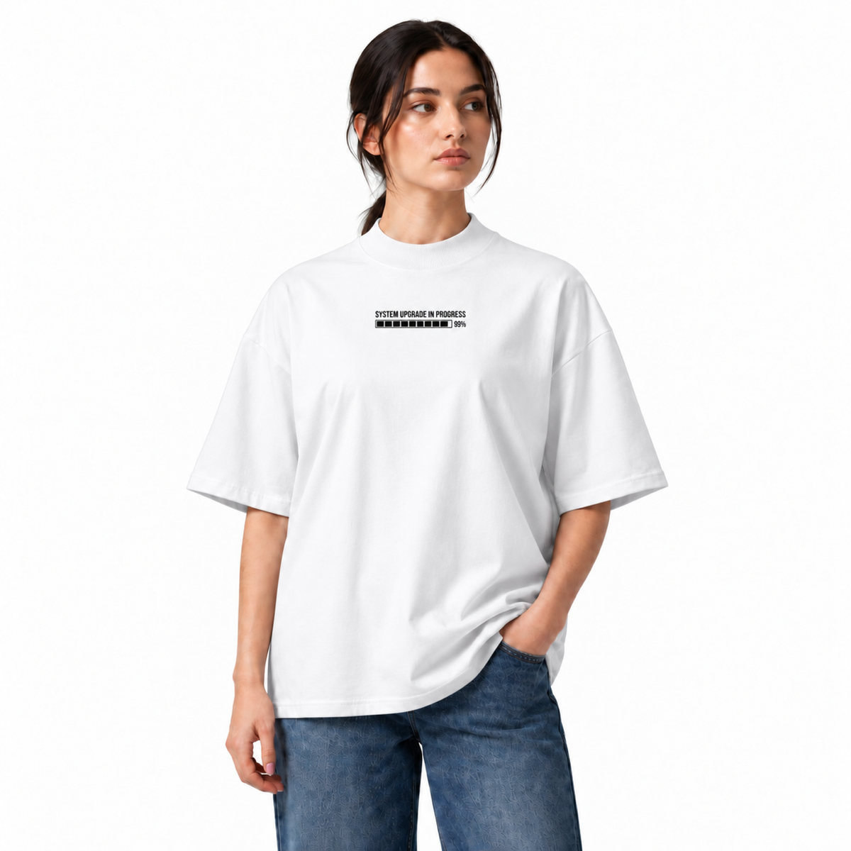 DRIVEN BY INTERNAL LOGIC T-SHIRT - WHITE
