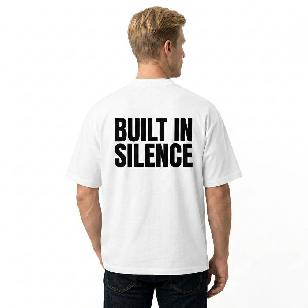 BUILT IN SILENCE T-SHIRT - WHITE