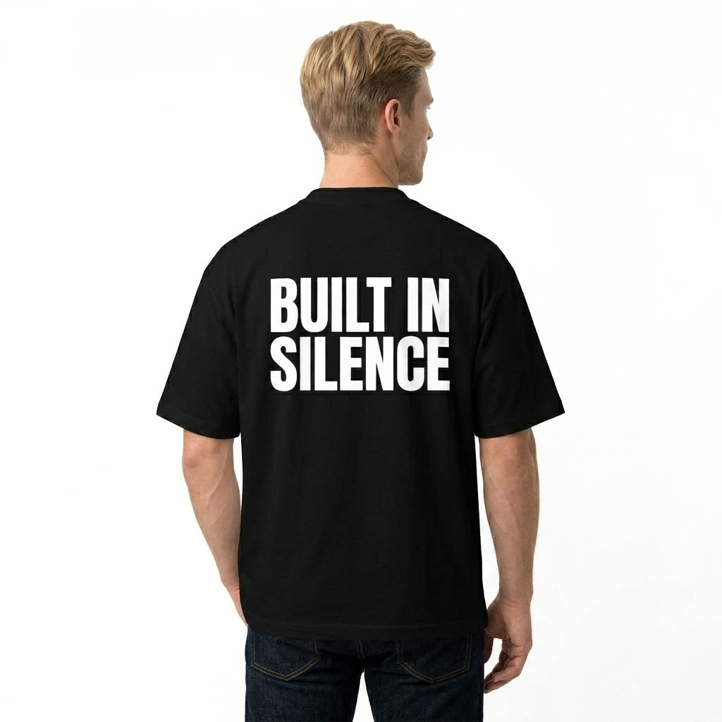 BUILT IN SILENCE T-SHIRT - BLACK