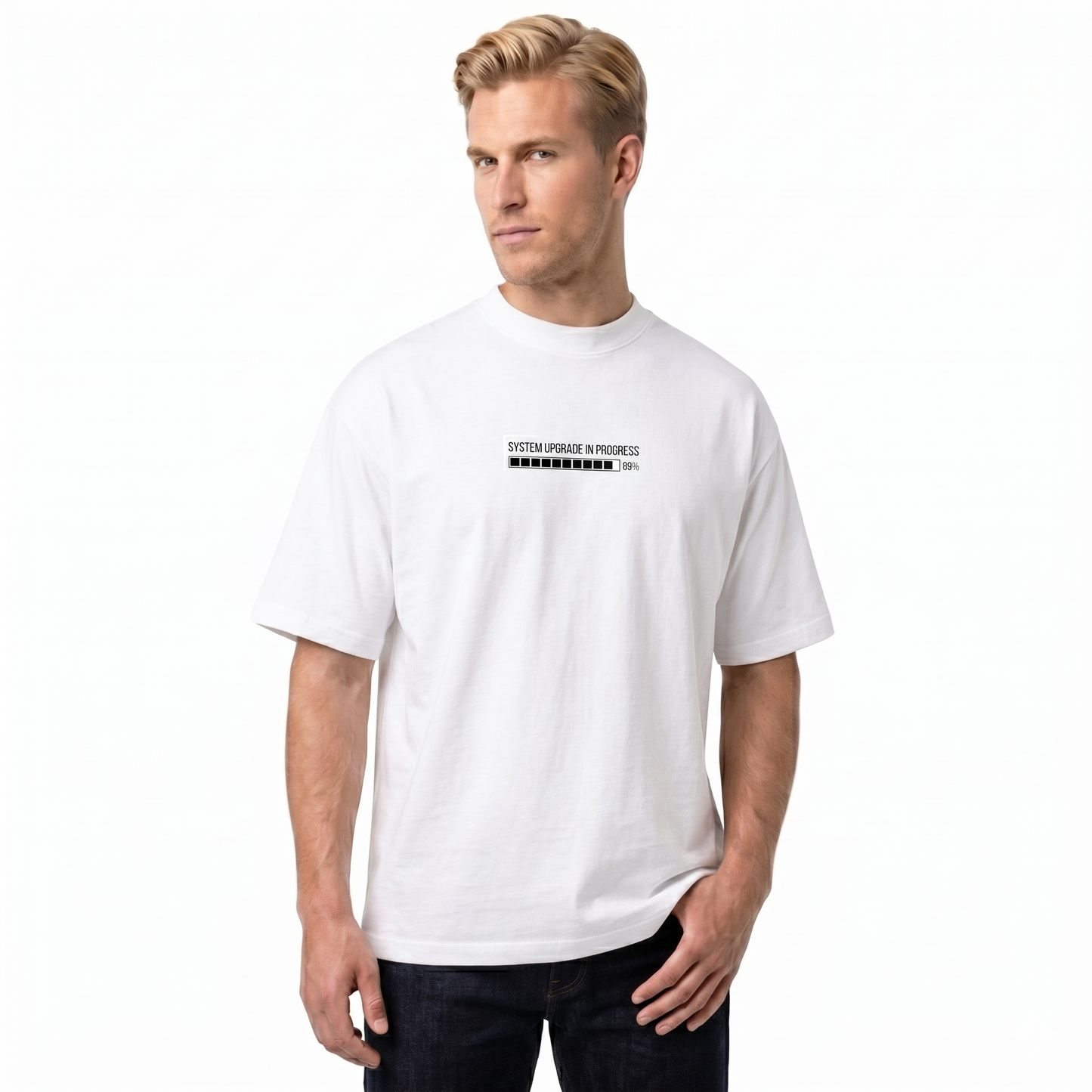 DRIVEN BY INTERNAL LOGIC T-SHIRT - WHITE